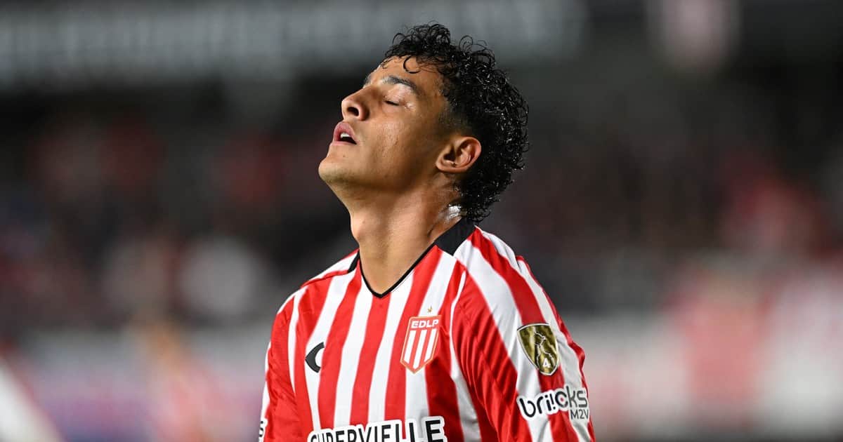 Baja en Estudiantes para la Supercopa Internacional: Tiago Palacios se pierde la final