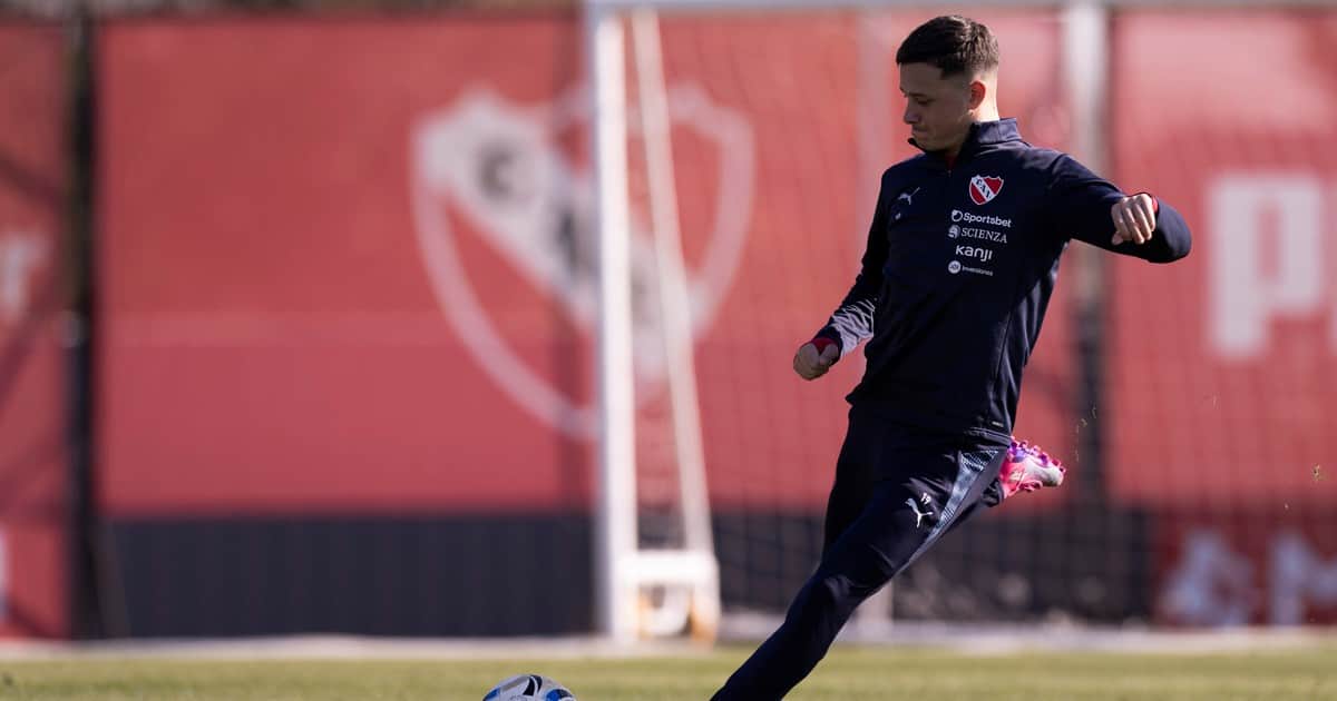 Viera prepara el equipo en Independiente para visitar a Unión: un lesionado y una duda