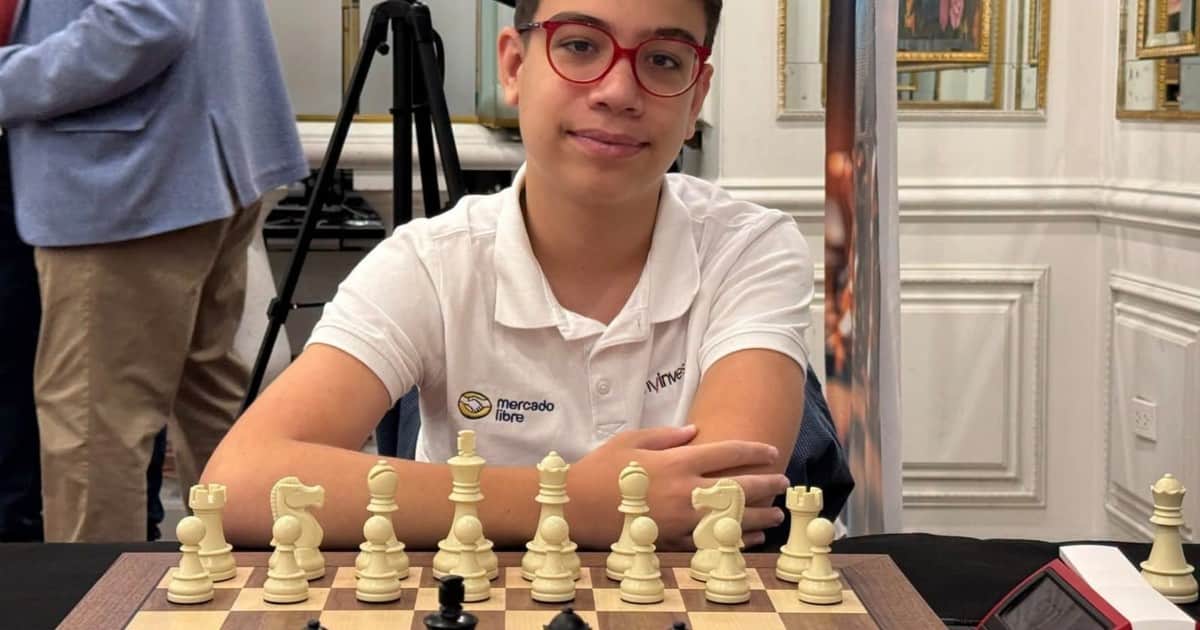De invitado a protagonista: Faustino Oro debuta con Argentina en la Olimpiada de Ajedrez