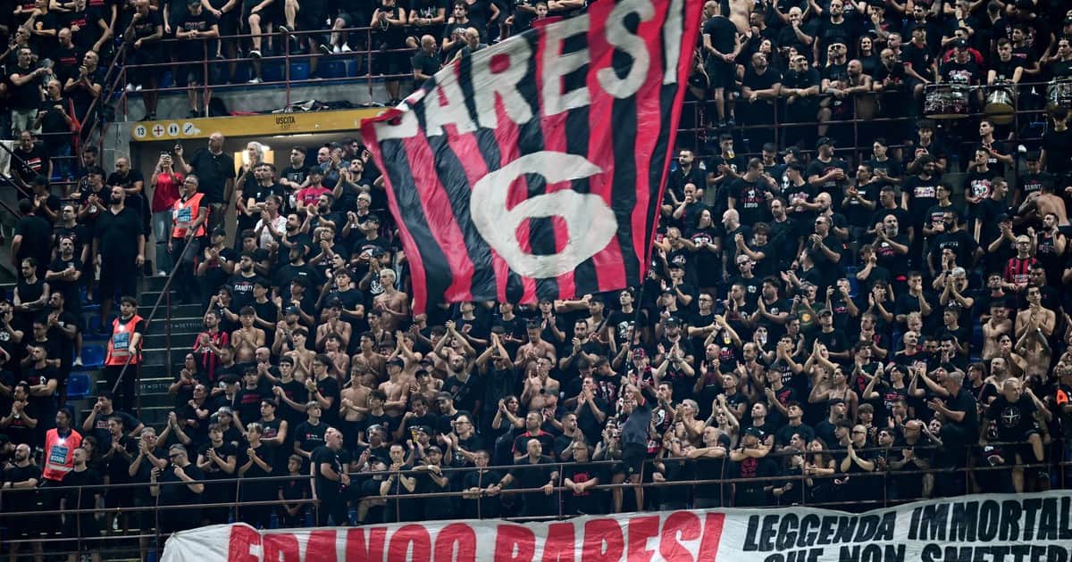 Video: el homenaje especial a Franco Baresi en la previa de Milan vs Venezia