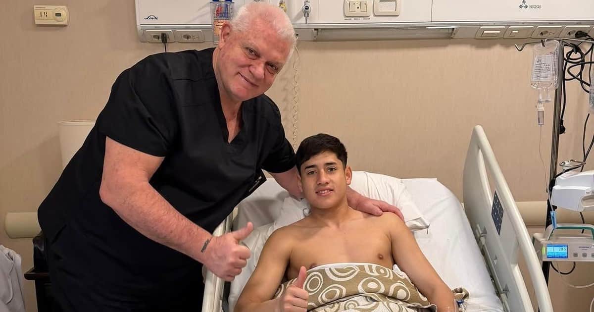 El mensaje del médico que operó a Aranda: "Vas a volver más fuerte"