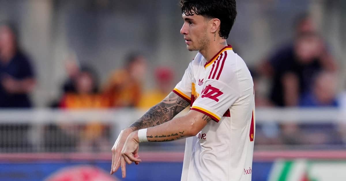 Los argentinos de la Roma, encendidos: gol de Matías Soulé en la goleada ante Lecce por Serie A