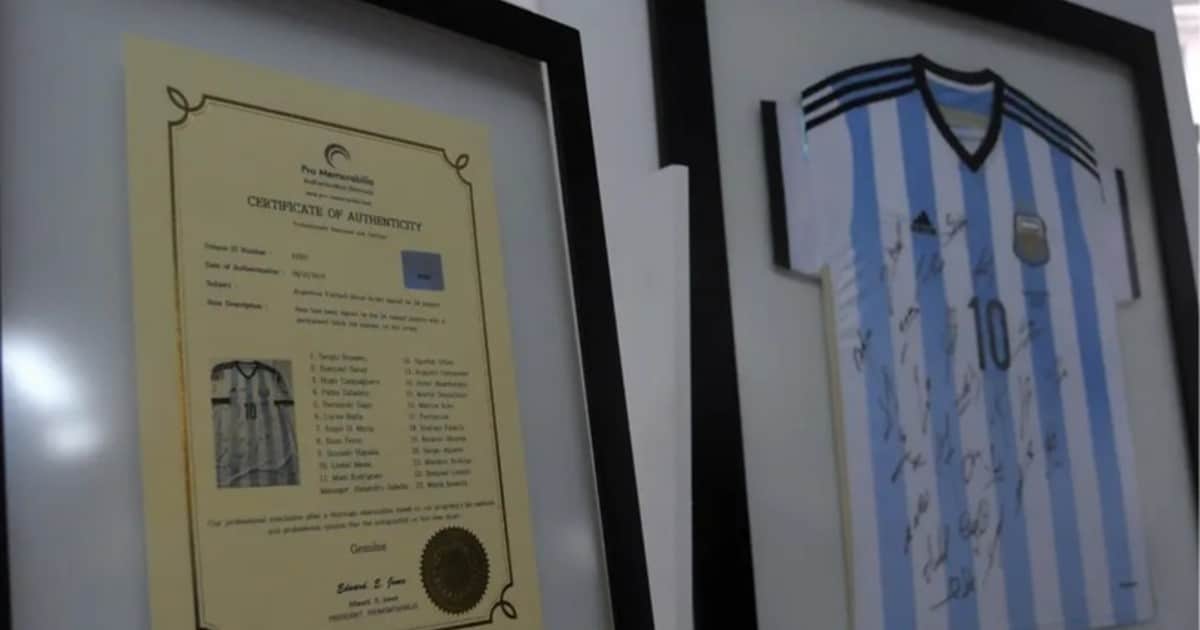 La reliquia de Messi que Bahía Blanca guarda como un tesoro: la camiseta de su primera semifinal mundialista