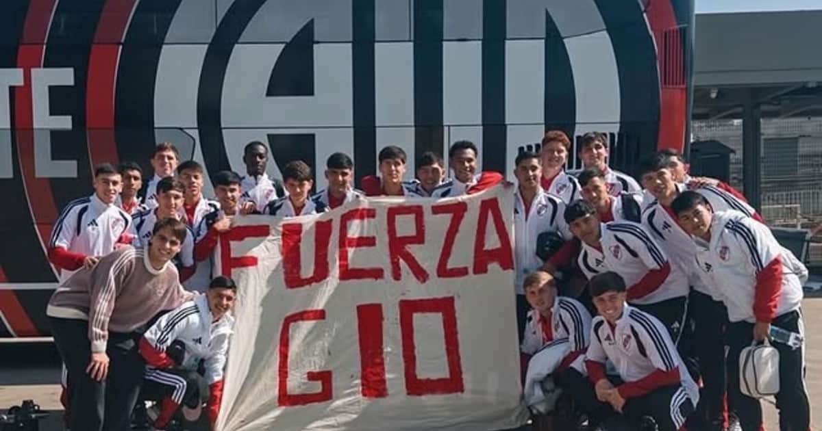El joven de River que sufrió una grave lesión y recibió un lindo gesto de sus compañeros