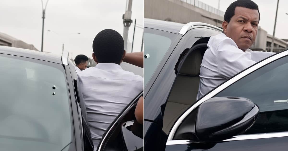 Video: le pegaron una trompada a Julio César Uribe