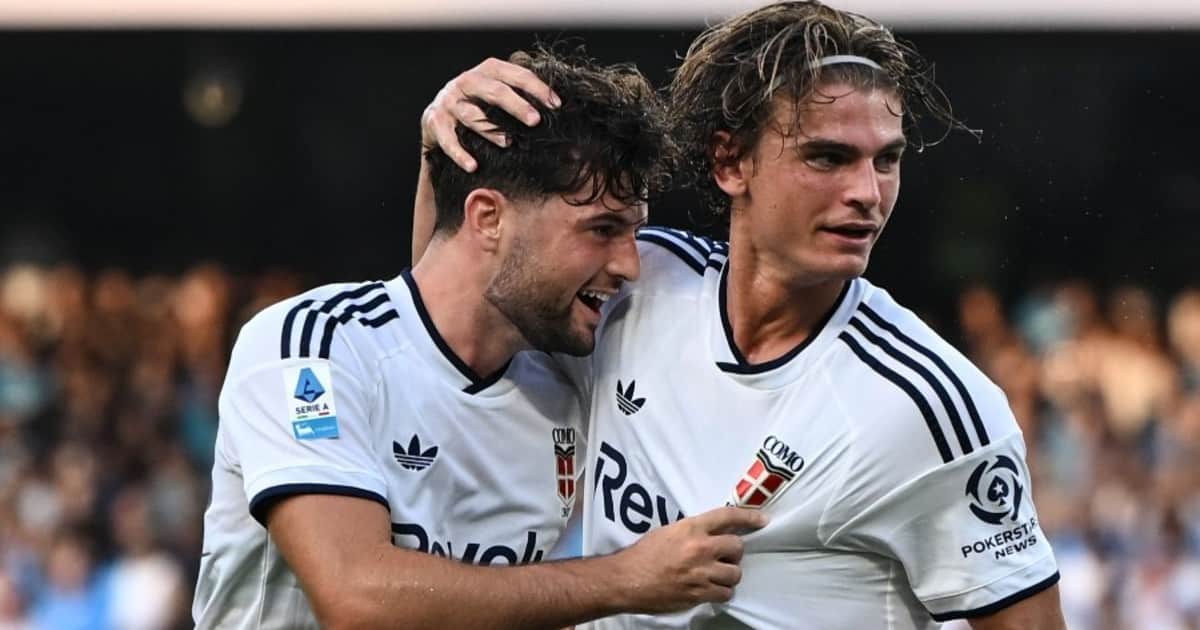 Video: así fue el primer gol de Nico Paz en esta temporada con el Como