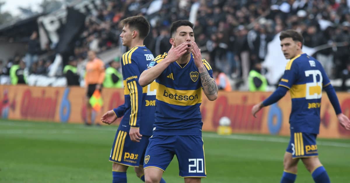 Video: el golazo de Velasco para poner a Boca arriba por dos minutos