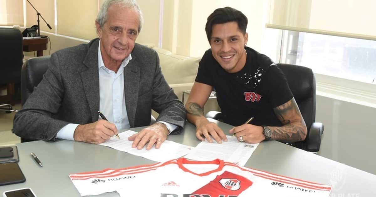 Enzo Pérez recordó el detalle que lo emocionó durante su primer día en River: "Lo hice..."