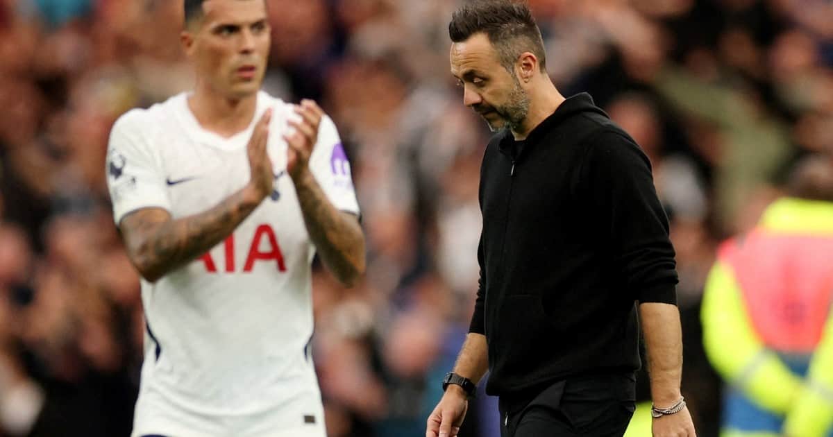 Alarma en Tottenham: la millonaria inversión del equipo de Roberto De Zerbi no arranca y roza la zona de descenso