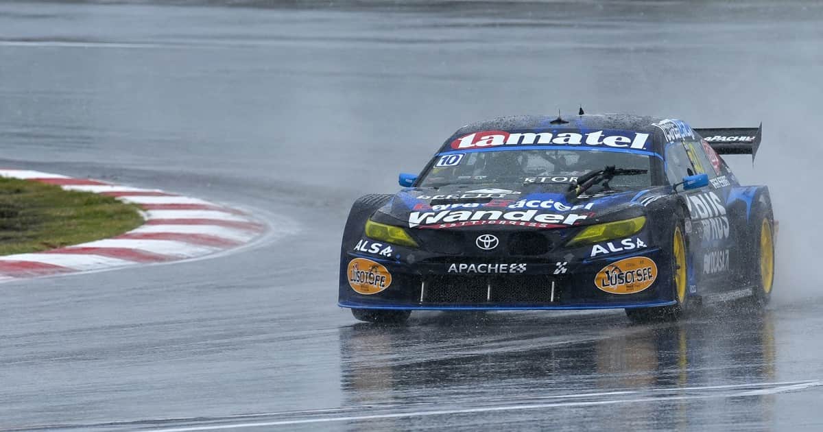 TC en San Luis: con la pista mojada por la nieve, Di Palma logró la pole tras casi nueve años