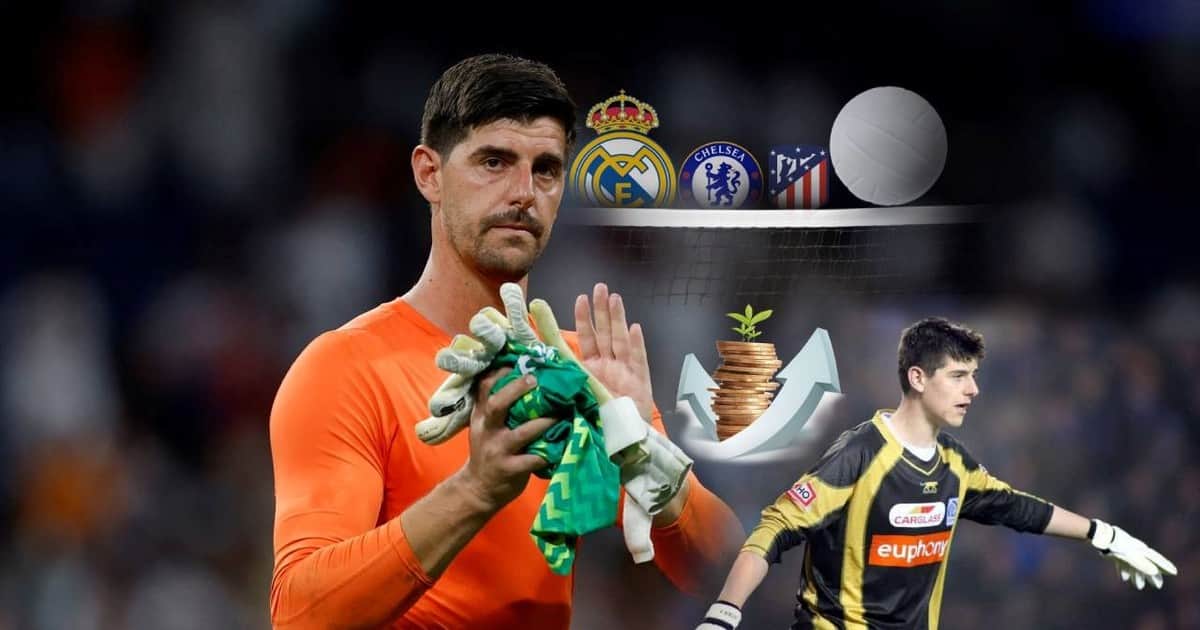 El arquero adelantado: Thibaut Courtois, del vóley y su debut inesperado a ser campeón de todo con Real Madrid