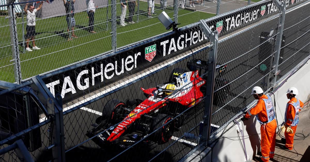 Por qué Lewis Hamilton abandonó el Gran Premio de Madrid en la séptima vuelta