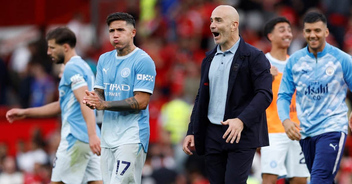 La postura del DT de Enzo Fernández por el fallo arbitral que le dio el triunfo al City en el derbi de Manchester: "Los errores son parte del trabajo"