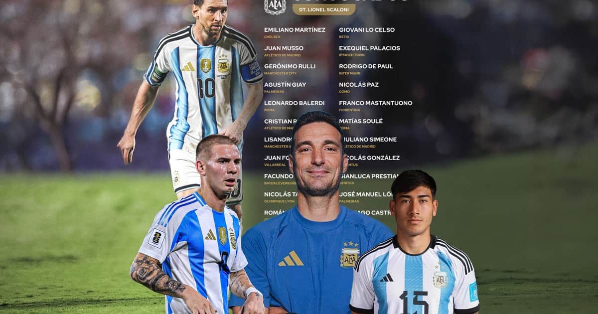 Con Messi, los subcampeones y una sorpresa, la lista de la Selección para los amistosos