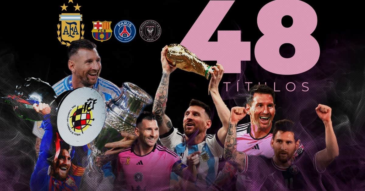 Un título más para Lionel Messi: uno x uno, los 48 trofeos que levantó en su carrera