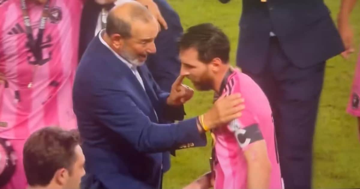 Video del fuerte enojo de Messi con el Comisionado de la MLS: "Conmigo no"