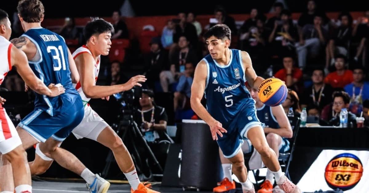Cómo fue el debut de Argentina en el Mundial U23 de básquet 3x3