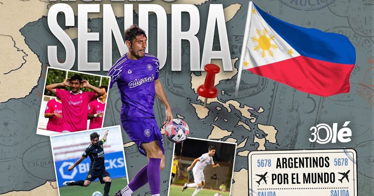 Juega en Filipinas, estuvo preso y sus compañeros creen que tomar mate mejora el rendimiento