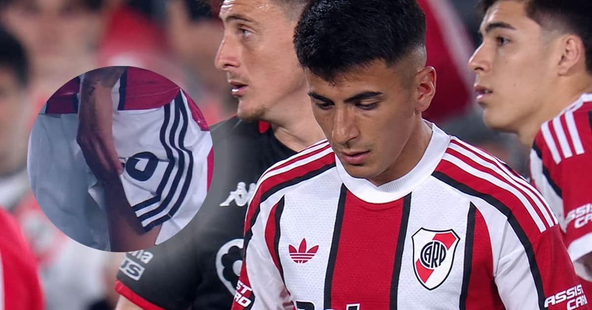 Mala para River y la Selección: Thiago Almada salió lesionado