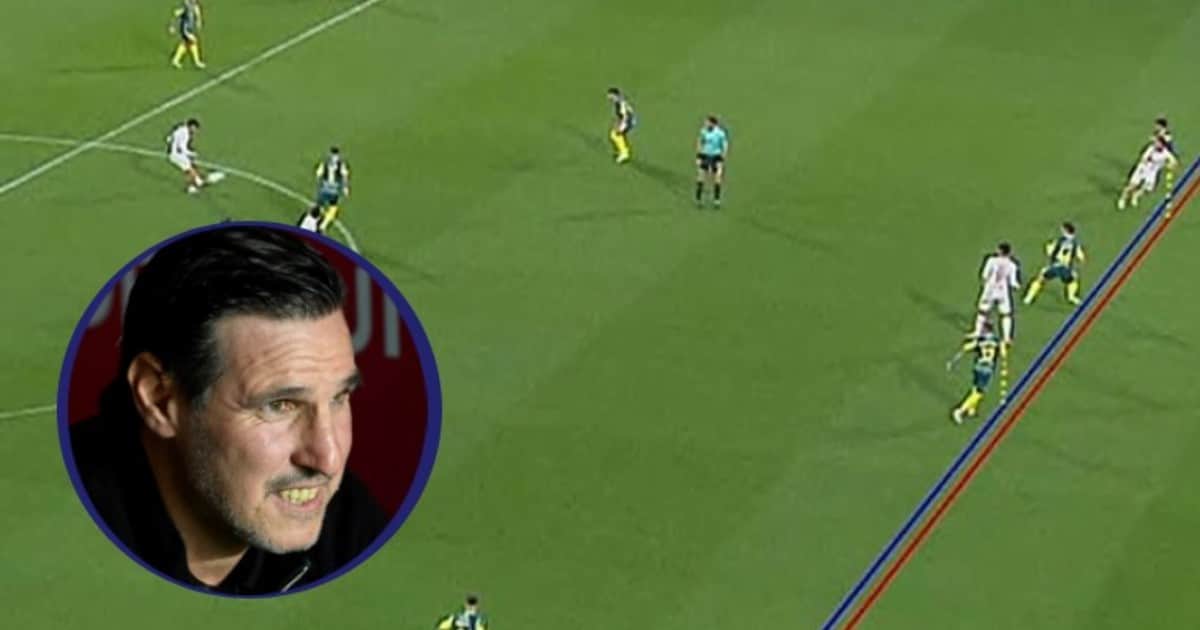 Nico Diez explotó por el tanto anulado de Argentinos ante Rosario Central: "Nos roban un gol legítimo"