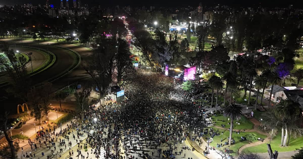 Una multitud recibió la primavera en los Fan Fest de los Juegos Suramericanos