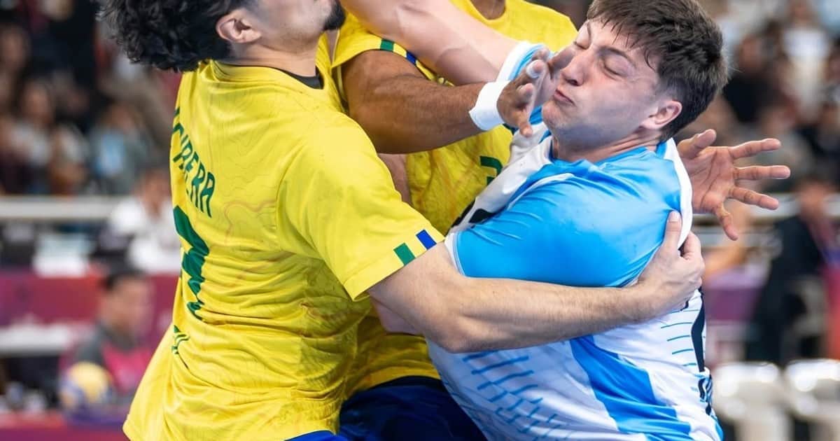 En un clásico caliente, Los Gladiadores vencieron a Brasil en los Suramericanos