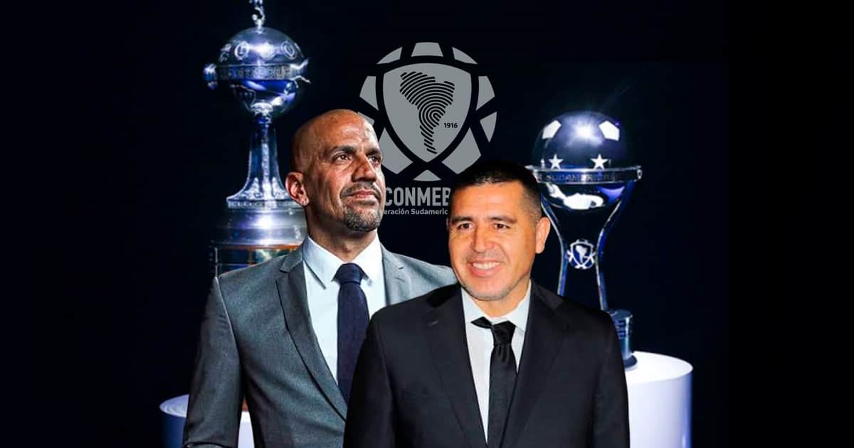 Por qué Verón y Riquelme se cruzan en Conmebol