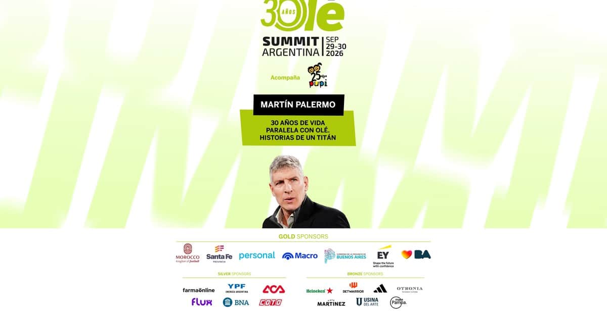 Martín Palermo en el Olé Summit 2026: una historia tan única como épica
