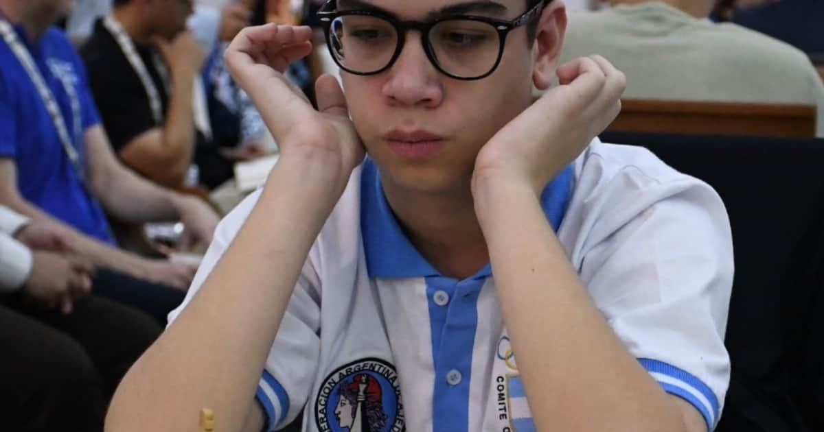 Faustino Oro fue decisivo y Argentina venció a Filipinas en la Olimpiada de Ajedrez