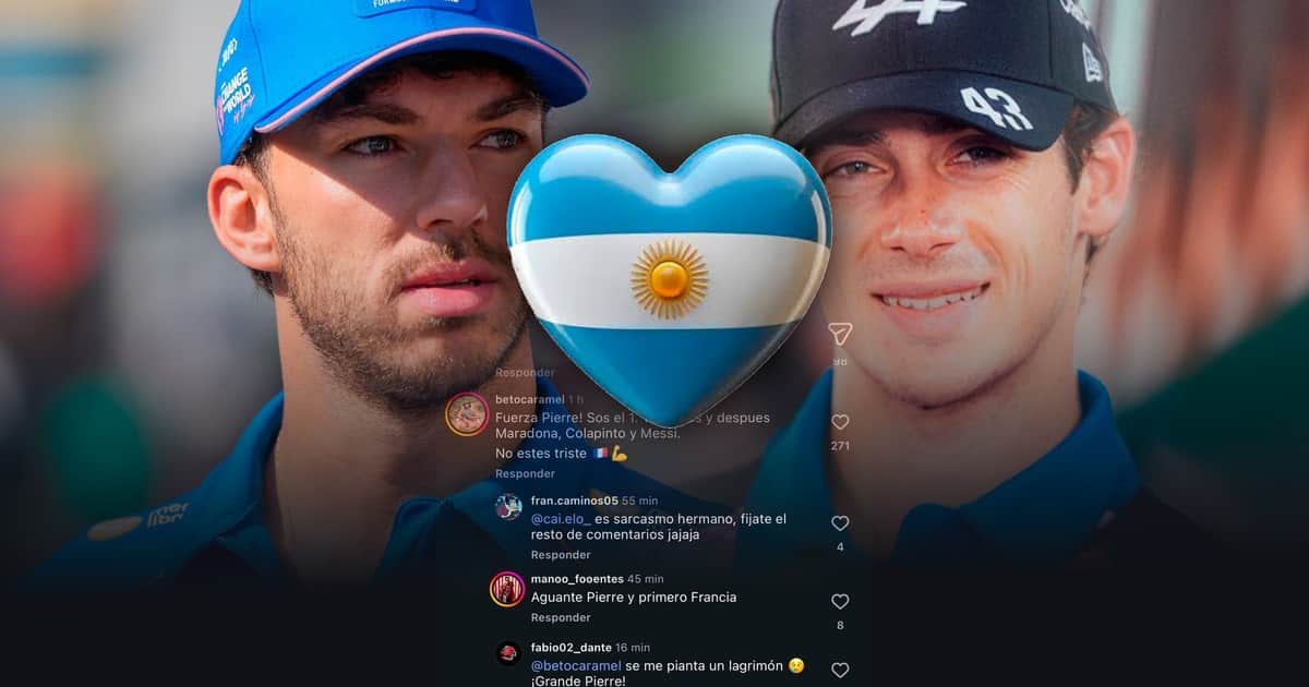 Tras el reto de Briatore, Argentina "ama" a Gasly: “¿De qué planeta viniste, croissant cósmico?”