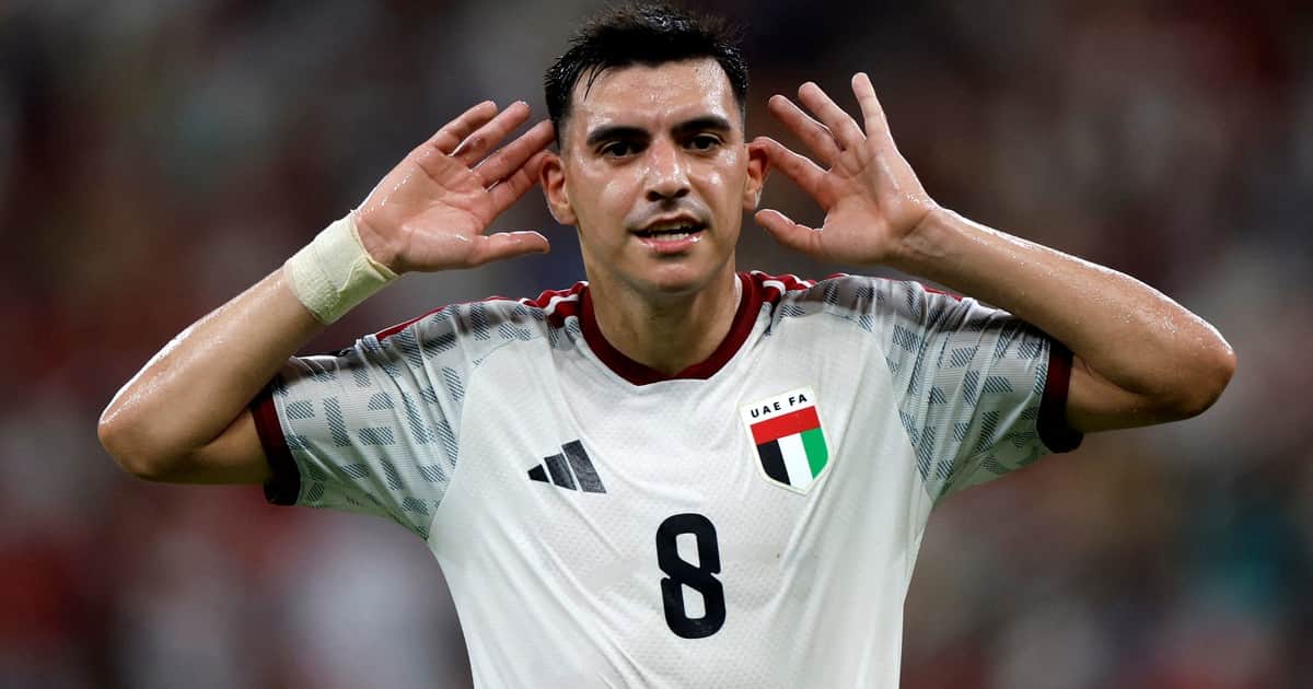 Nicolás Giménez, el argentino que marcó un doblete para Emiratos Árabes Unidos