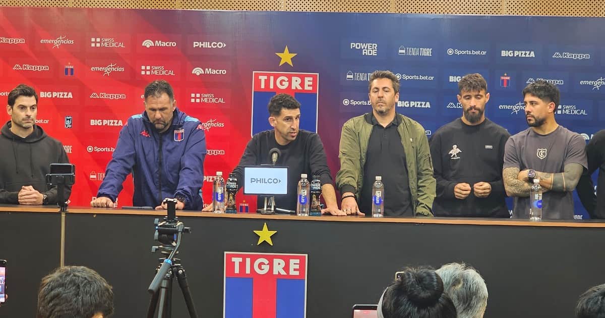 "Estamos a muerte": la tajante frase del presidente de Tigre para confirmar la continuidad de Diego Dabove
