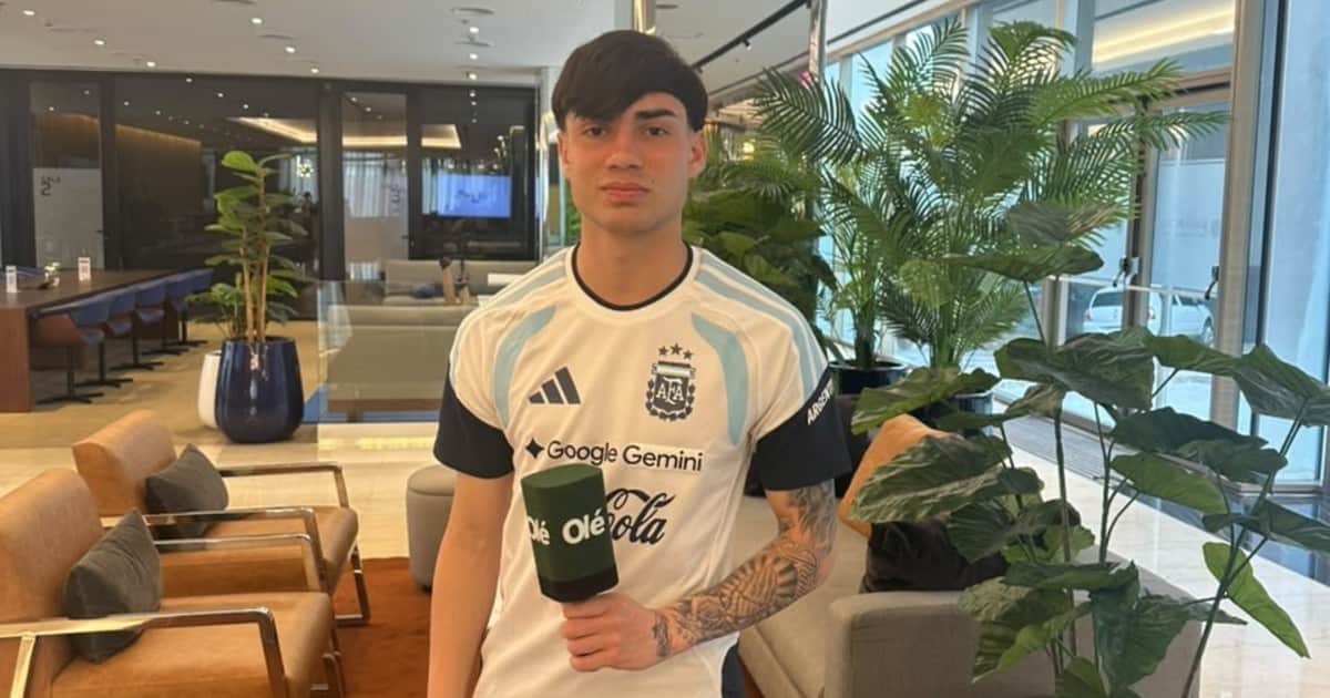 Thiago Pérez, el lateral que mira a Montiel, sueña con el oro en los Suramericanos y debutar en Huracán