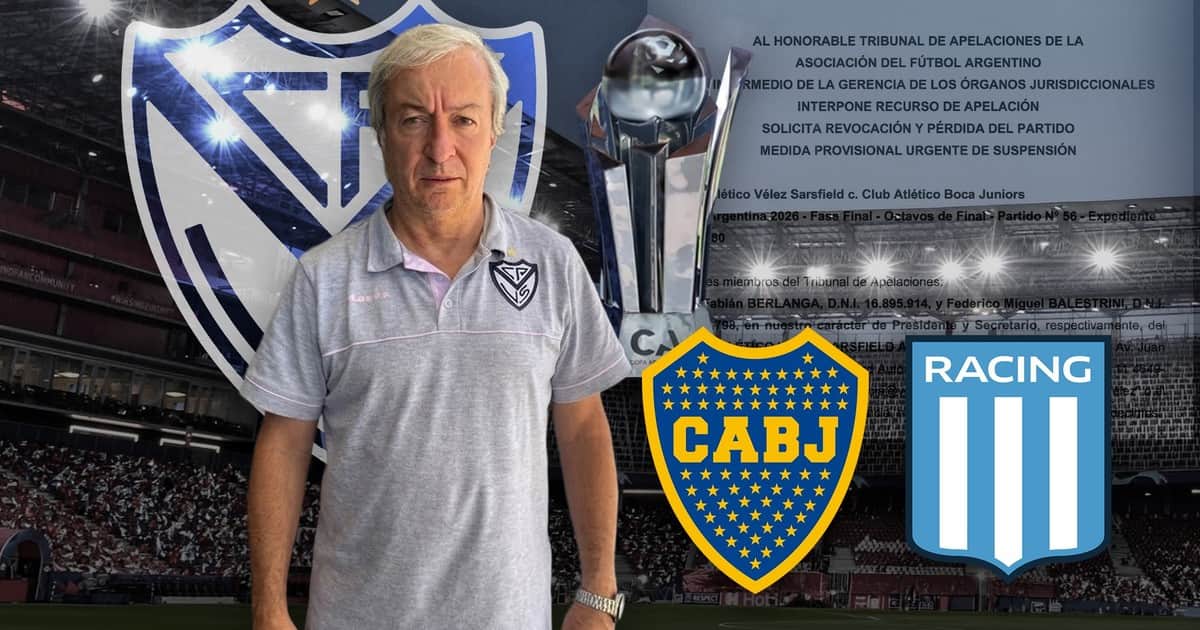 Bomba: Vélez apeló y pidió la suspensión del Boca-Racing en la Copa Argentina