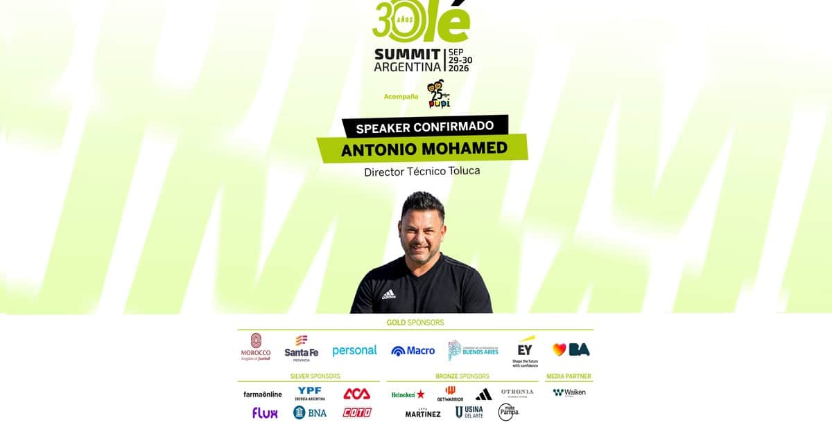 Jugador de mil anécdotas y DT lleno de títulos: el Turco Mohamed en el Olé Summit 2026