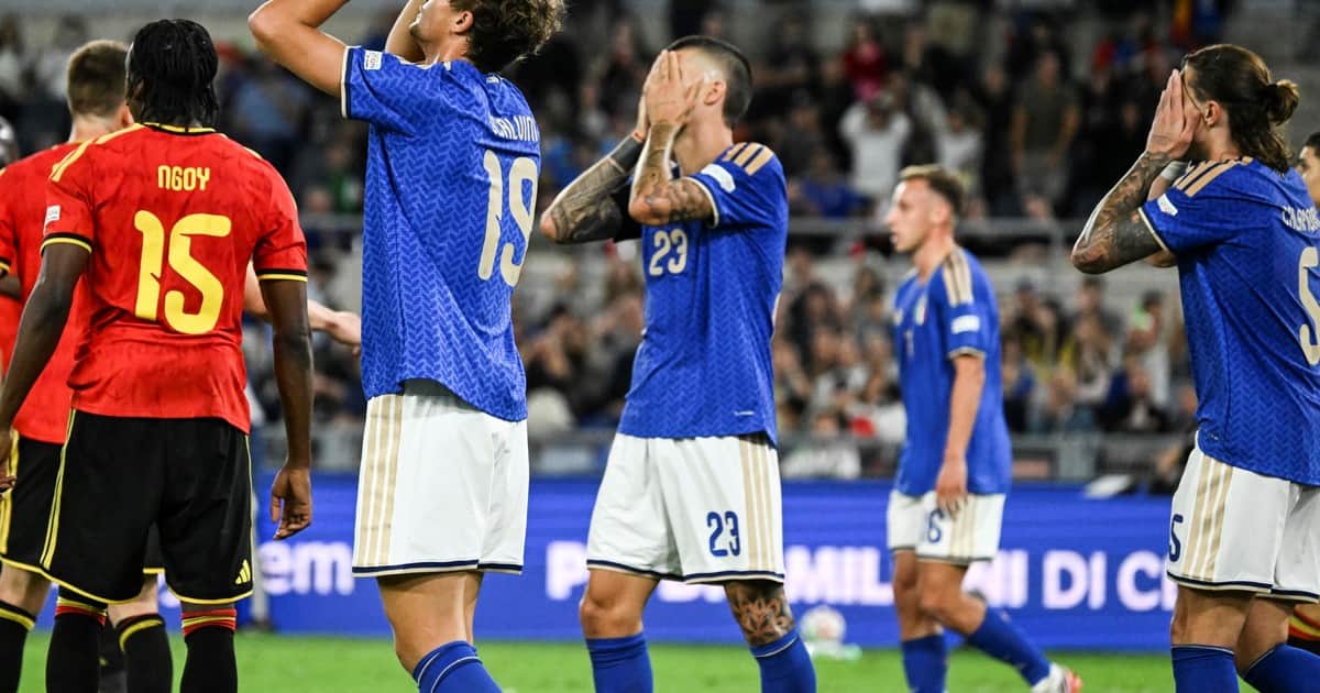 Italia perdió y fue silbada por el Olímpico de Roma en el debut de Mancini