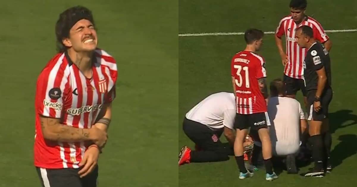 Increíble: Gabriel Neves se lesionó y Jalil Elías, que lo reemplazó, también