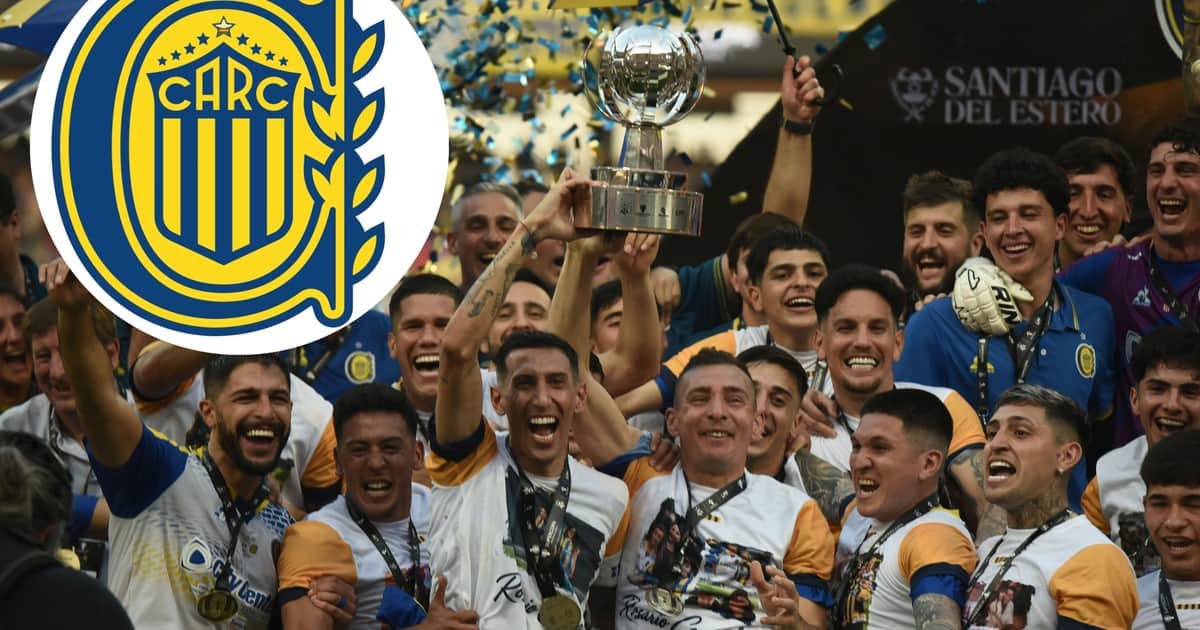 Rosario Central cambió su escudo tras la consagración en la Supercopa Internacional
