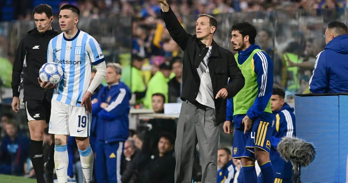 Arruabarrena contó qué les dijo a los jugadores de Boca en el entretiempo vs. Racing