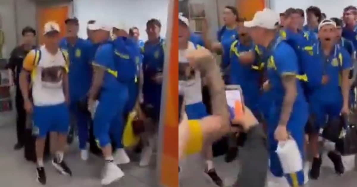 Los jugadores de Central le cantaron a Estudiantes en su llegada a Rosario: "Son los pincharratas, son los p..."