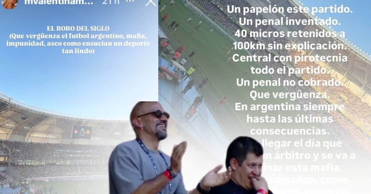 Las duras acusaciones de las mujeres de Verón y González Pirez tras la final perdida contra Rosario Central