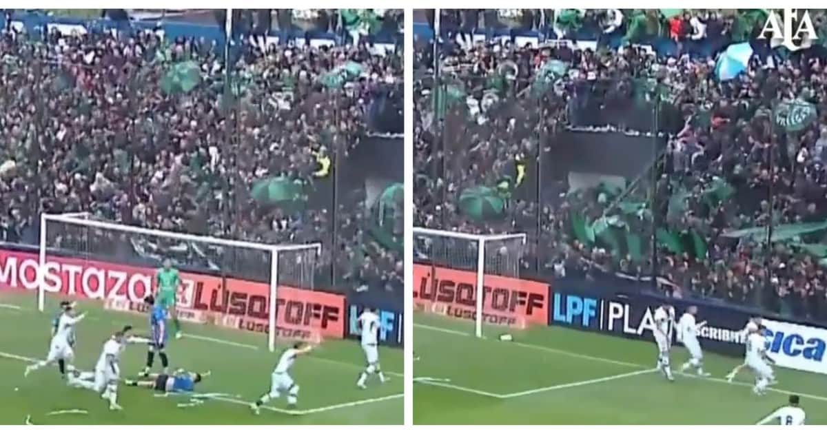 Video: la impresionante avalancha de la hinchada de Chicago en el gol a Almagro