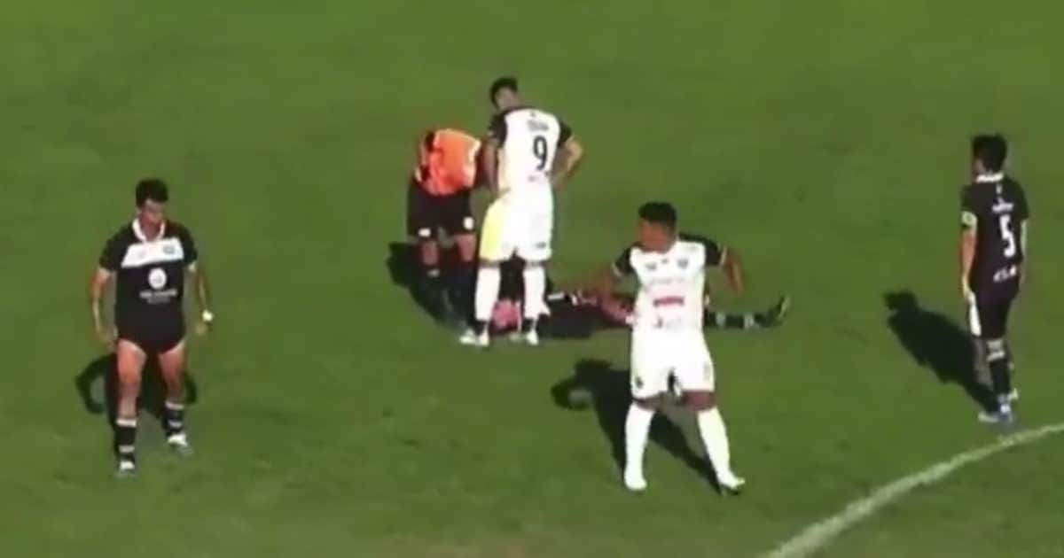 Un futbolista fue detenido por realizar gestos racistas contra un rival brasileño en el Torneo Regional