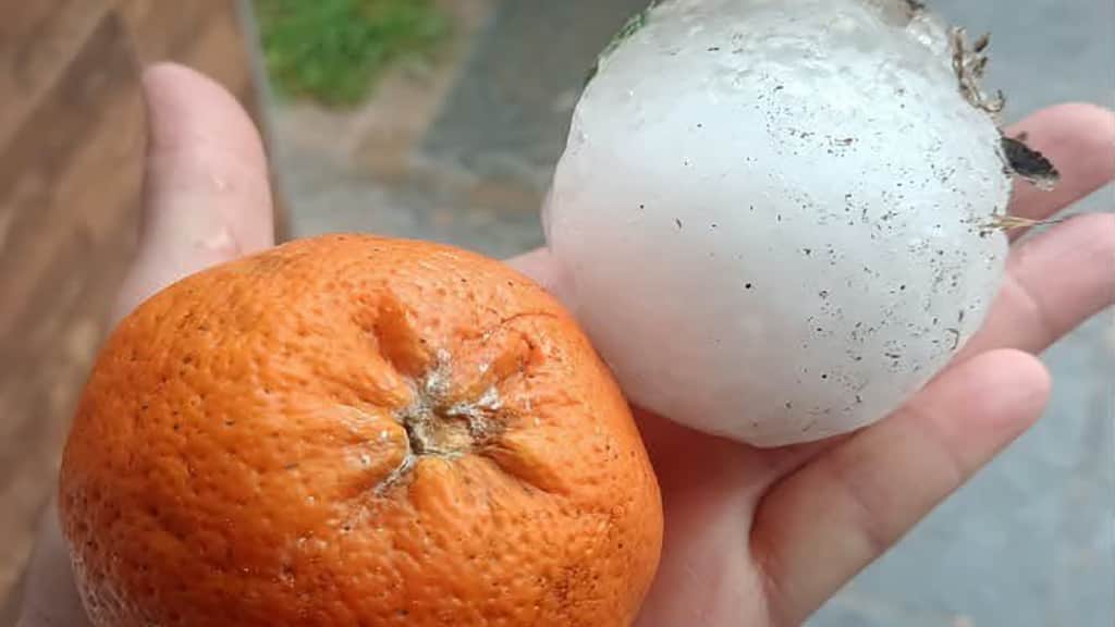 La piedra causó importantes daños en Córdoba y destrozó los paneles solares de un tambo en Sacanta