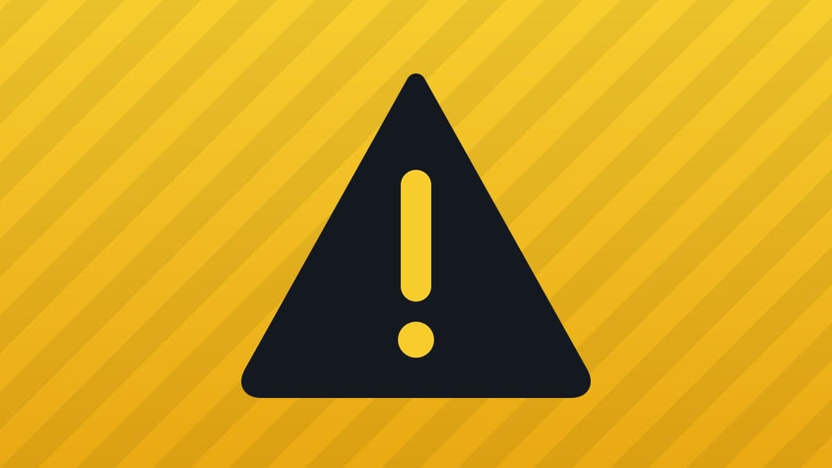Ilustración de alerta amarilla