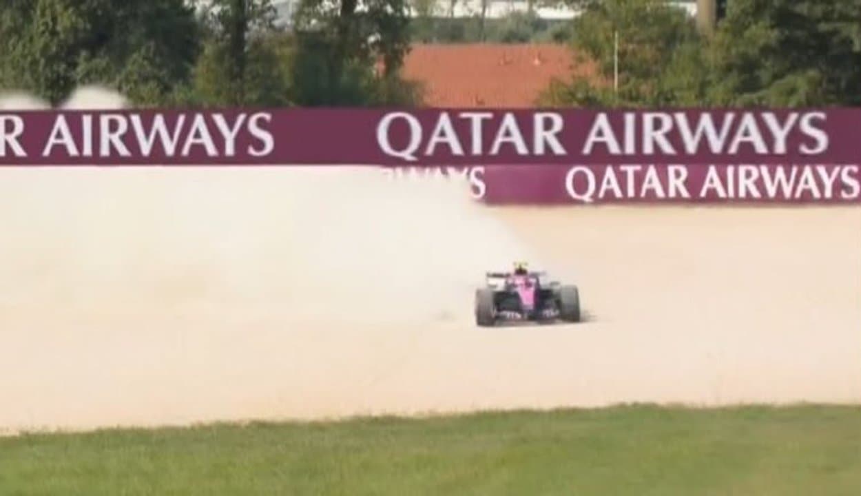 Video: así fue el despiste con el que Colapinto se arruinó el GP de Italia