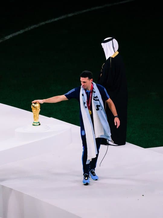 Scaloni cumple ocho años como técnico de la Selección argentina en un ciclo coronado de gloria
