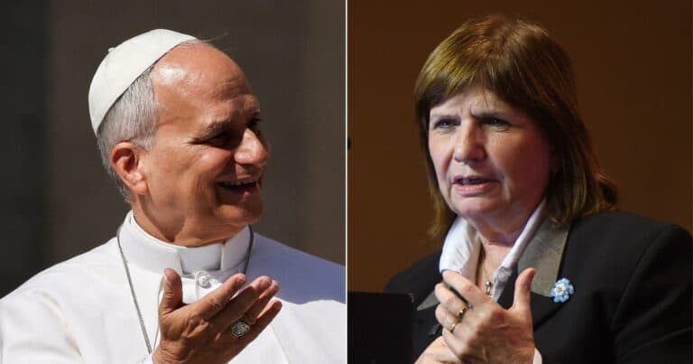 Los lugares que visitará León XIV y Patricia Bullrich, a fuego lento