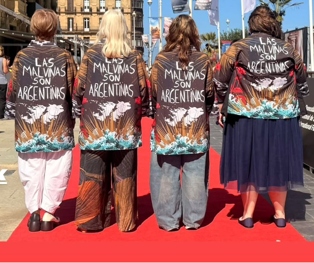 Las Malvinas, en el estreno de Mis muertos tristes