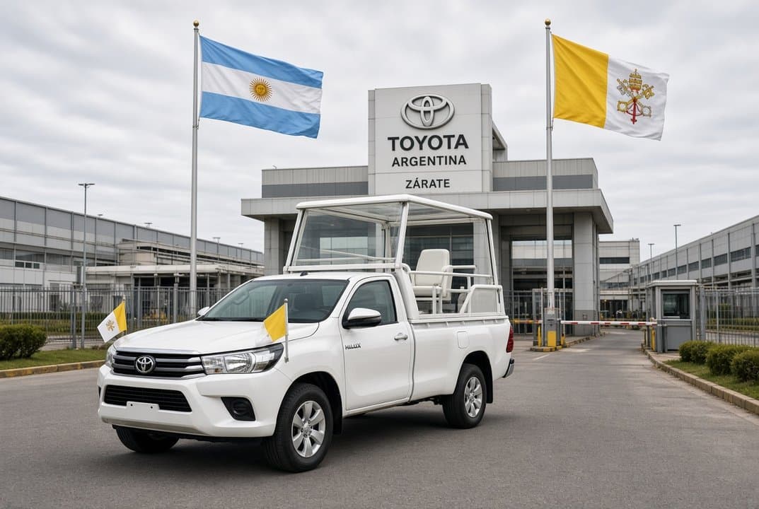 El papamóvil será una Toyota Hilux